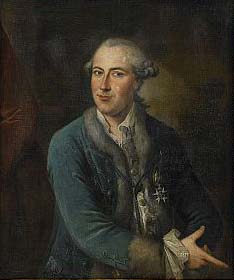 Portrait of governor, baron Carl Sparre